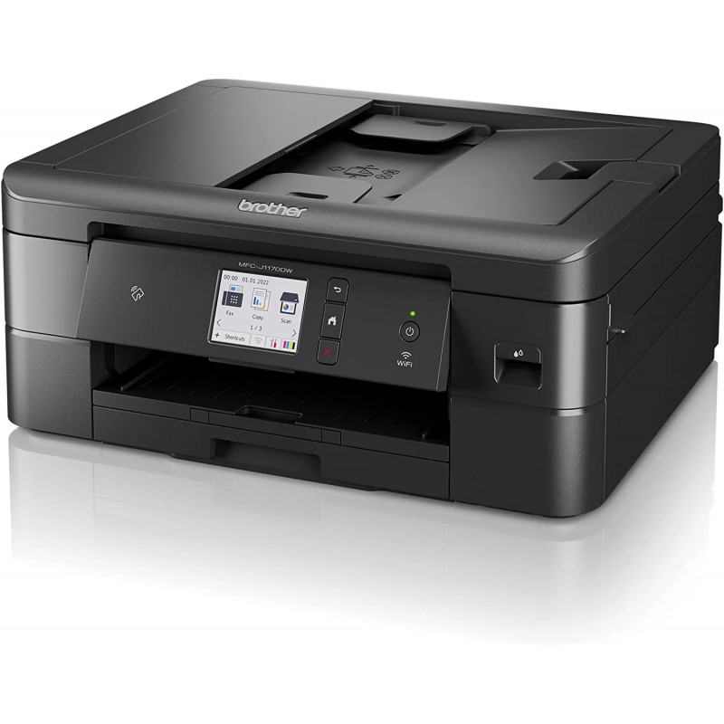 Brother MFC-J1170DW Wireless Color Inkjet All-in-One Printer with Mobile Device Printing, NFC, Cloud Printing & Scanning