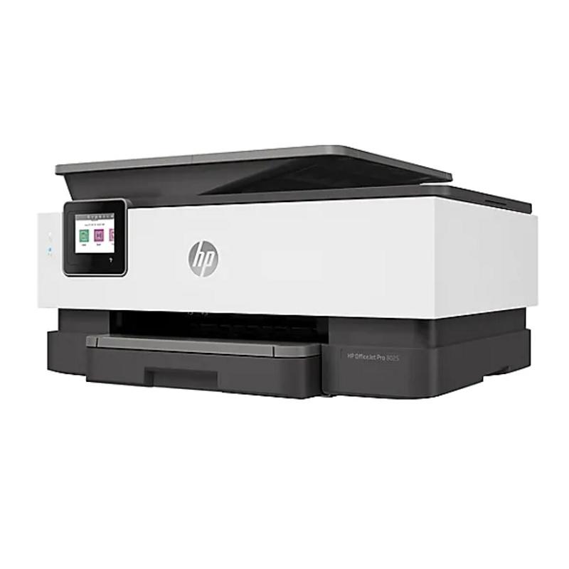 HP – OfficeJet Pro 8025e Wireless All-In-One Instant Ink Ready Printer – Gray/White